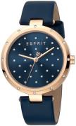 Esprit Damklocka ES1L214L0045 Blå/Läder Ø38 mm