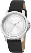 Esprit Damklocka ES1L147L0015 Silverfärgad/Läder Ø36 mm