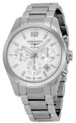 Longines Herrklocka L2.786.4.76.6 Conquest Silverfärgad/Stål Ø41 mm