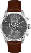 Hugo Boss Herrklocka 1513787 Grå/Läder Ø44 mm