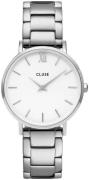 Cluse Damklocka CW0101203026 Minuit Vit/Stål Ø33 mm