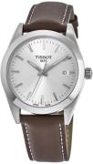 Tissot Herrklocka T127.410.16.031.00 T-Classic Silverfärgad/Läder