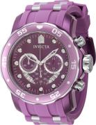 Invicta Herrklocka 40930 Pro Diver Lila/Stål Ø48 mm