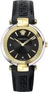 Versace Damklocka VE2L00221 Revive Svart/Läder Ø35 mm