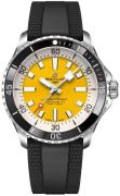 Breitling Herrklocka A17375211I1S1 Superocean Automatic 42 Gul/Gummi