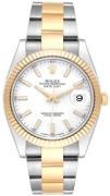 Rolex Herrklocka 126333-0015 Datejust 41 Vit/18 karat gult guld Ø41