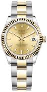 Rolex Damklocka 278273-0013 Datejust 31 Gulguldstonad/18 karat gult