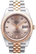 Rolex Herrklocka 126331-0008 Datejust 41 Roséguldstonad/18 karat