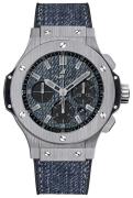 Hublot Herrklocka 301.SX.2770.NR.JEANS16 Big Bang 44.5mm Blå/Textil