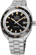 Edox Herrklocka 80128-3NBM-NIB Hydro-sub Svart/Stål Ø42 mm