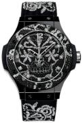 Hublot Damklocka 343.CS.6570.NR.BSK16 Big Bang 41mm Svart/Gummi Ø41