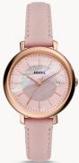 Fossil Damklocka ES5092 Jacqueline Flerfärgad/Läder Ø36 mm