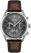 Hugo Boss Herrklocka 1513815 Champion Grå/Läder Ø44 mm