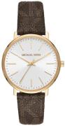 Michael Kors Damklocka MK2857 Pyper Vit/PVC (Polyvinylklorid) Ø38 mm