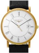 Longines Herrklocka L4.777.6.11.0 Grande Classique Vit/Läder Ø34 mm