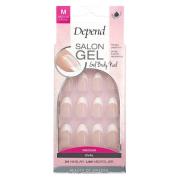 Depend Salon Gel Nude Oval 28pcs