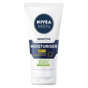 NIVEA Men Sensitive Moisturiser Face Cream SPF15 75ml