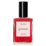Manucurist Green Nail Polish Red  15ml