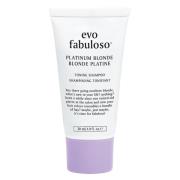 Evo Fabuloso Platinum Blonde Toning Shampoo 30ml