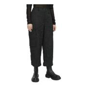 Annette Görtz Cropped Trousers Black, Dam