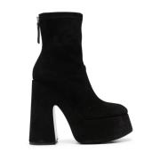 Vic Matié Eleganta Mocka Ankelboots Black, Dam