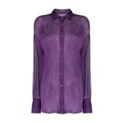 Ermanno Scervino Skjortor Purple, Dam