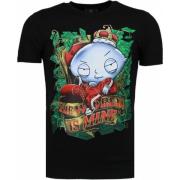 Local Fanatic Rich Stewie Money World - Man T Shirt - 2005Z Black, Her...