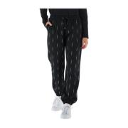 Liu Jo Avslappning med stil med dessa sweatpants för kvinnor Black, Da...
