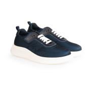 Baldinini Sneakers med Rundad Näsa Blue, Herr