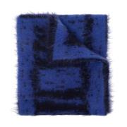 Misbhv Inuti en Dark Echo-samlingsscarf med logotyp Blue, Unisex