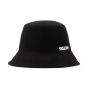 Borsalino Svart Ull Bucket Hat - Stilfull och Klassisk Black, Herr