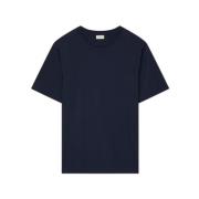 Dries Van Noten T-shirts och Polos Blå Blue, Herr