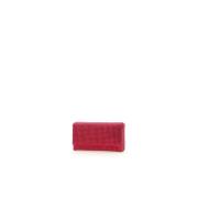 Amina Muaddi Satin Ruby Paloma Mini Klänning Red, Dam