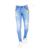 Local Fanatic Jeans Med Hål Herr - 1024 Blue, Herr