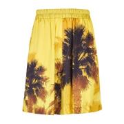 Laneus Casual Shorts Yellow, Herr