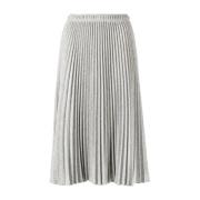 Ermanno Scervino Midi Skirts Gray, Dam