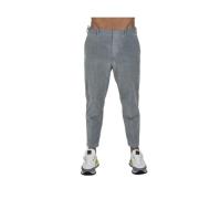 PT Torino Straight Trousers Gray, Herr