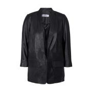 Co'Couture Andrea Läderblazer - Stilfull och Sofistikerad Black, Dam