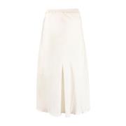Gold Hawk Midi Skirts White, Dam