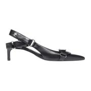 Courrèges Racer Läderpump Black, Dam