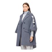 Ermanno Scervino Broderad Ullcape Gray, Dam