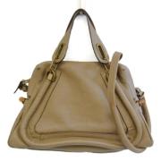 Chloé Pre-owned Pre-owned Läder handvskor Gray, Dam