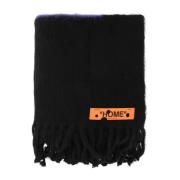 Off White Winter Scarves Black, Unisex