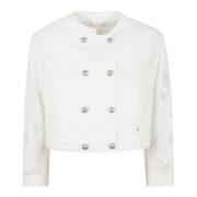 Ermanno Scervino Blazerjacka White, Dam