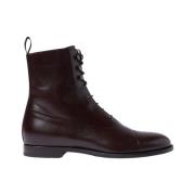 Scarosso Archie Oxford Style Lace-up Boots Brown, Herr