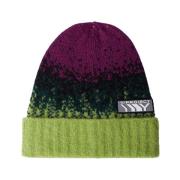 Y/Project Multicolor Stretch Ull Blend Beanie Hat Green, Herr