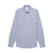 Brooks Brothers Milano Fit Non-Iron Skjorta med Knappar Blue, Herr