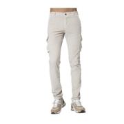 Mason's Cargo Corduroy Byxor i Greige White, Herr