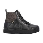 Liu Jo Silvia 69 Mid Sneaker Black, Dam