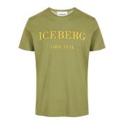 Iceberg Gröna T-shirts Green, Herr
